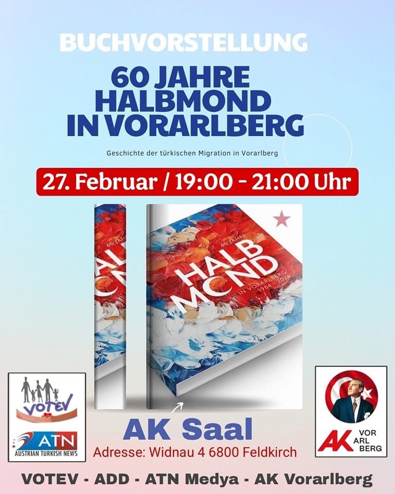 60 Jahre Halbmond in Vorarlberg” Kitabı Okuyucularla Buluşuyor