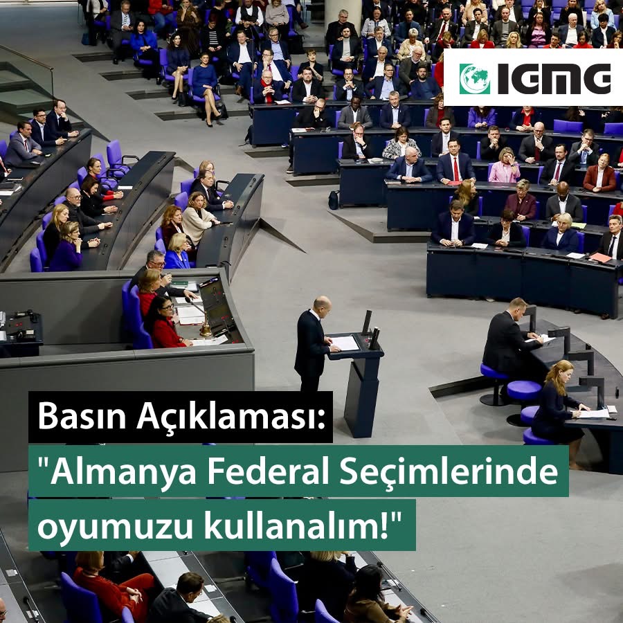 Almanya Federal Seçimlerinde oyumuzu kullanalım!