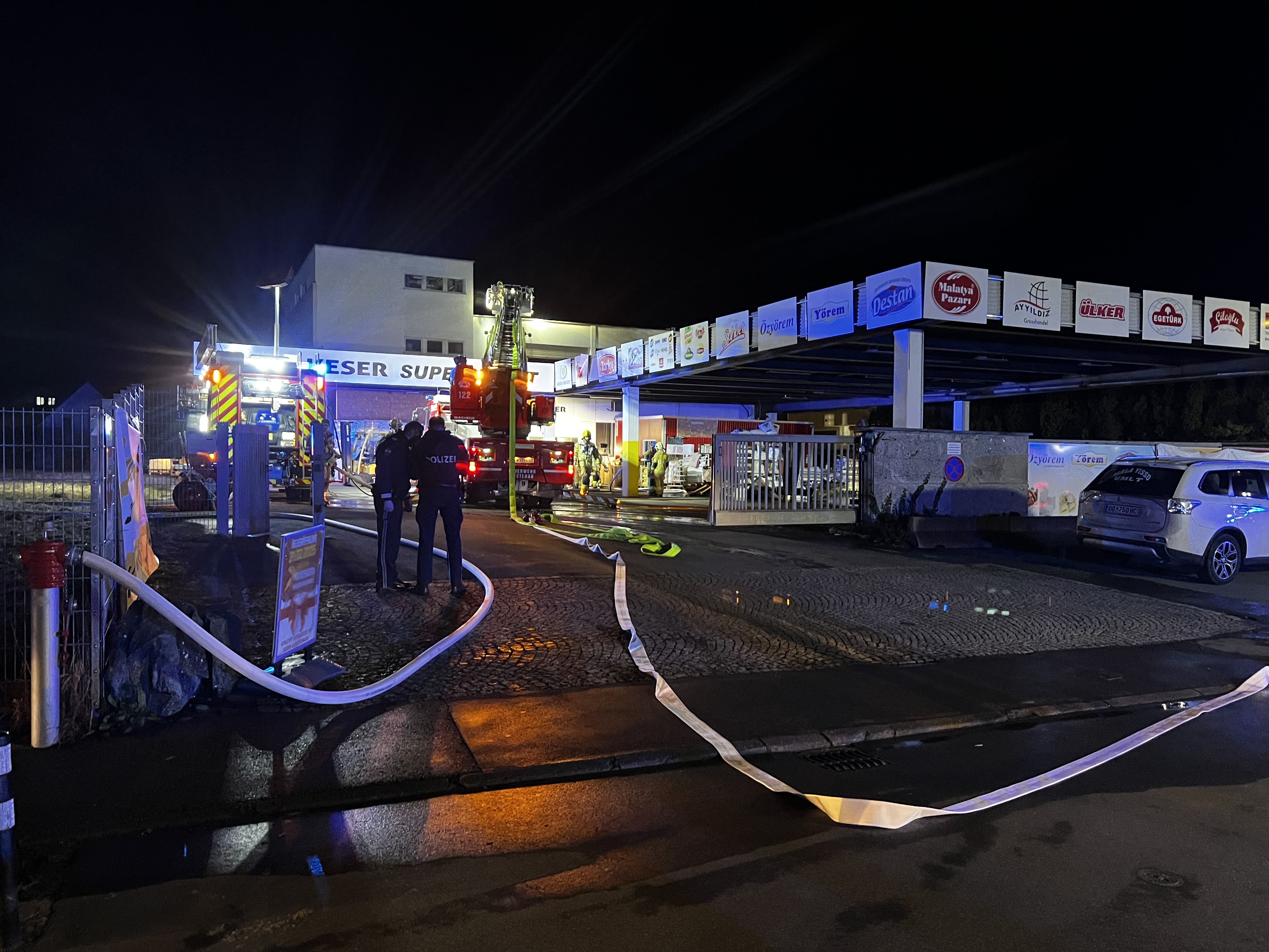 Lustenau’da AVM Keser’de Yangın Çıktı