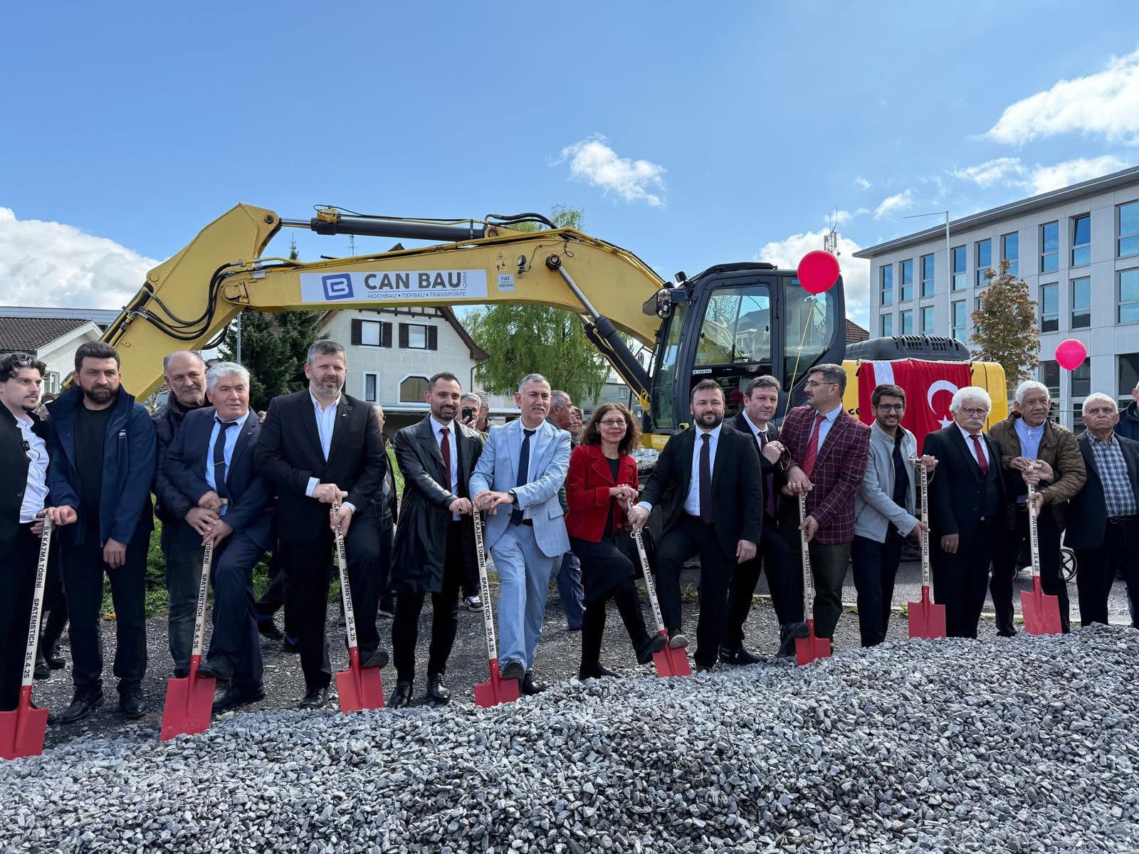 Lustenau’da Tarihi Gün: ATIB Kültür Merkezi İçin Temel Atma Töreni Gerçekleştirildi