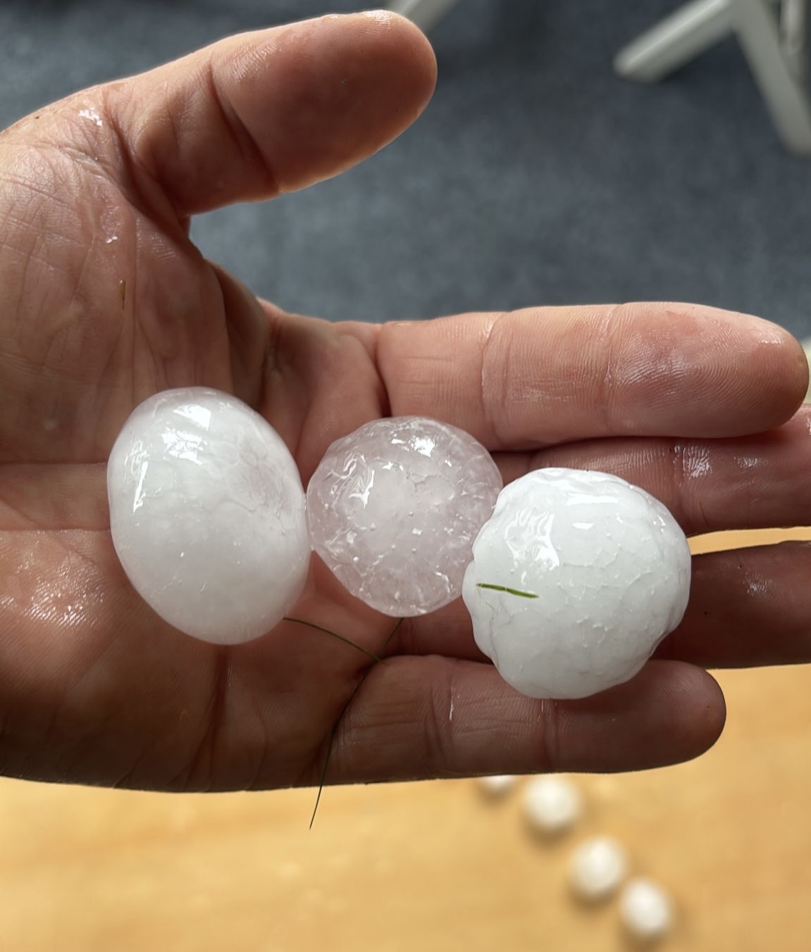 Bregenz’de Ceviz Büyüklüğünde Dolu Yağışı