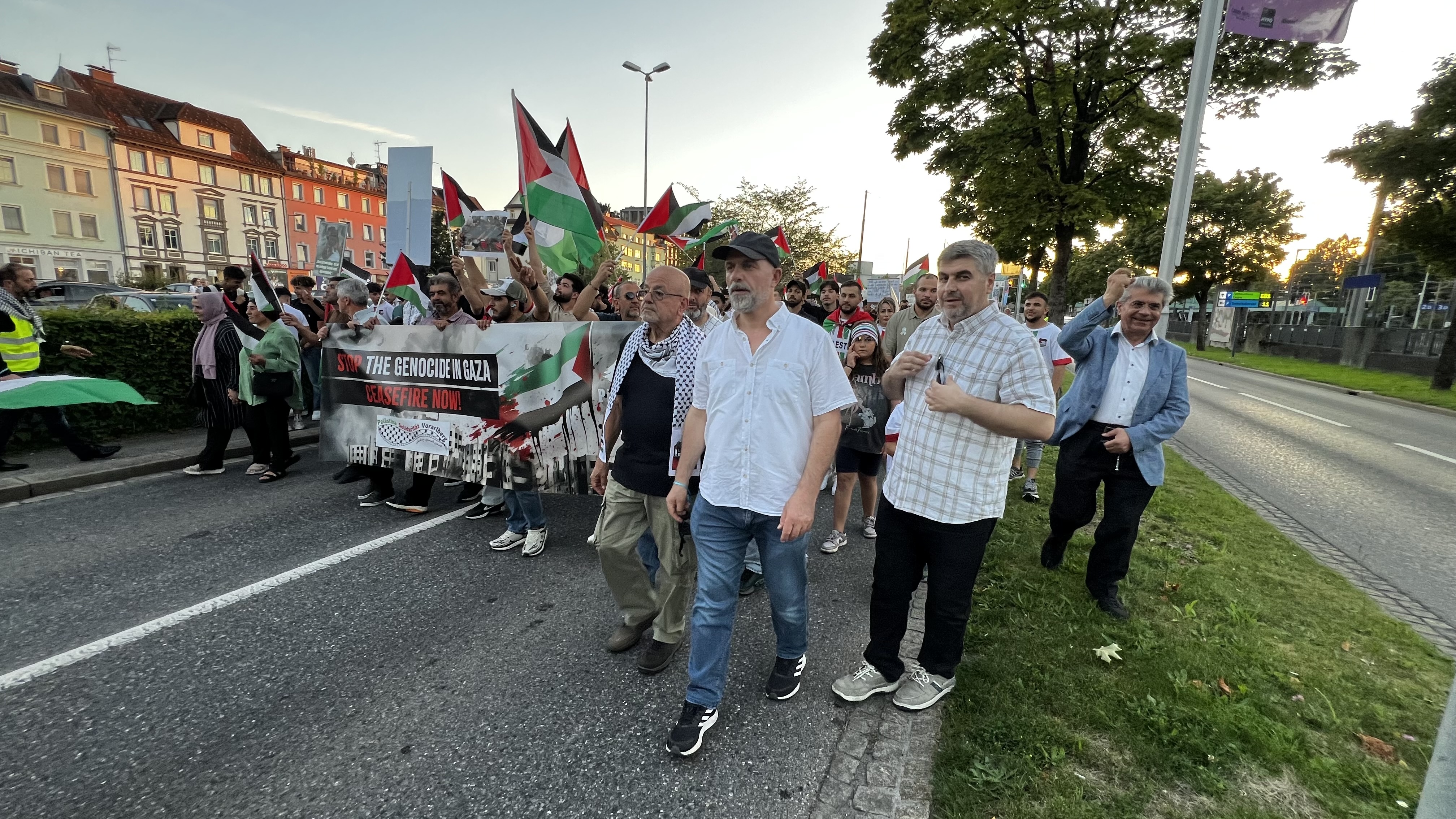 Viyana ve Bregenz’de Gazze’ye Destek Yürüyüşleri: Katılım On Binleri Buldu
