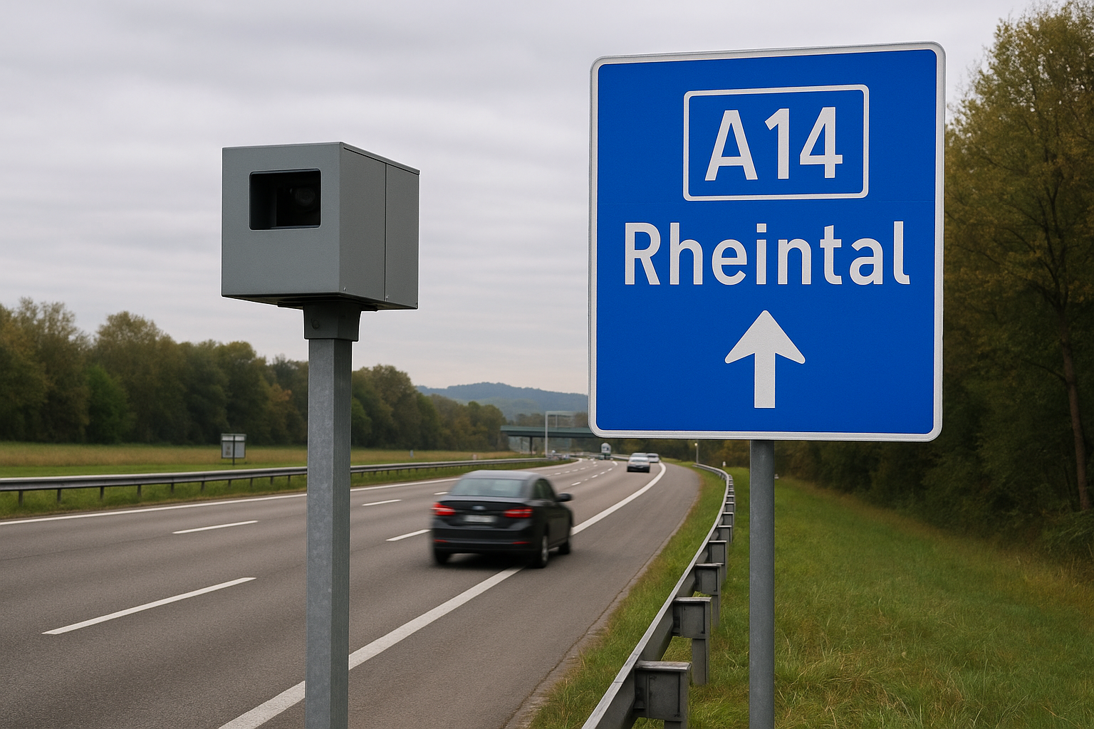 A14 Otoyoluna Trafik Sayımı Kameraları Yerleştirildi