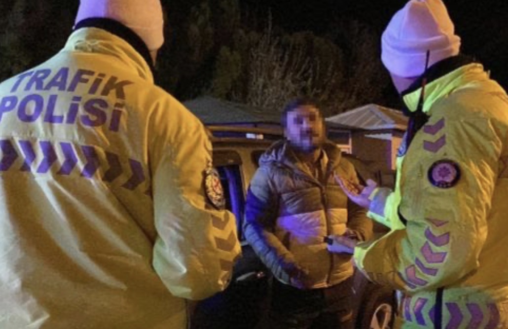 Ehliyet Süresi Dolan Gurbetçinin Aracı Trafikten Men Edildi