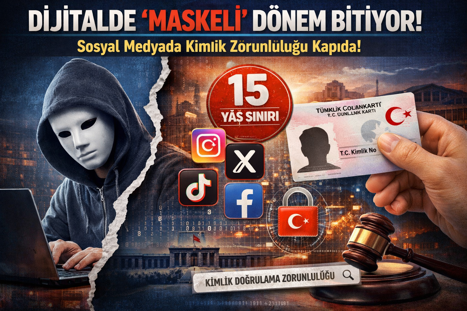 Dijitalde “Maskeli” Dönem Sona mı Eriyor? Sosyal Medyada Kimlik Doğrulama Zorunluluğu Gündemde