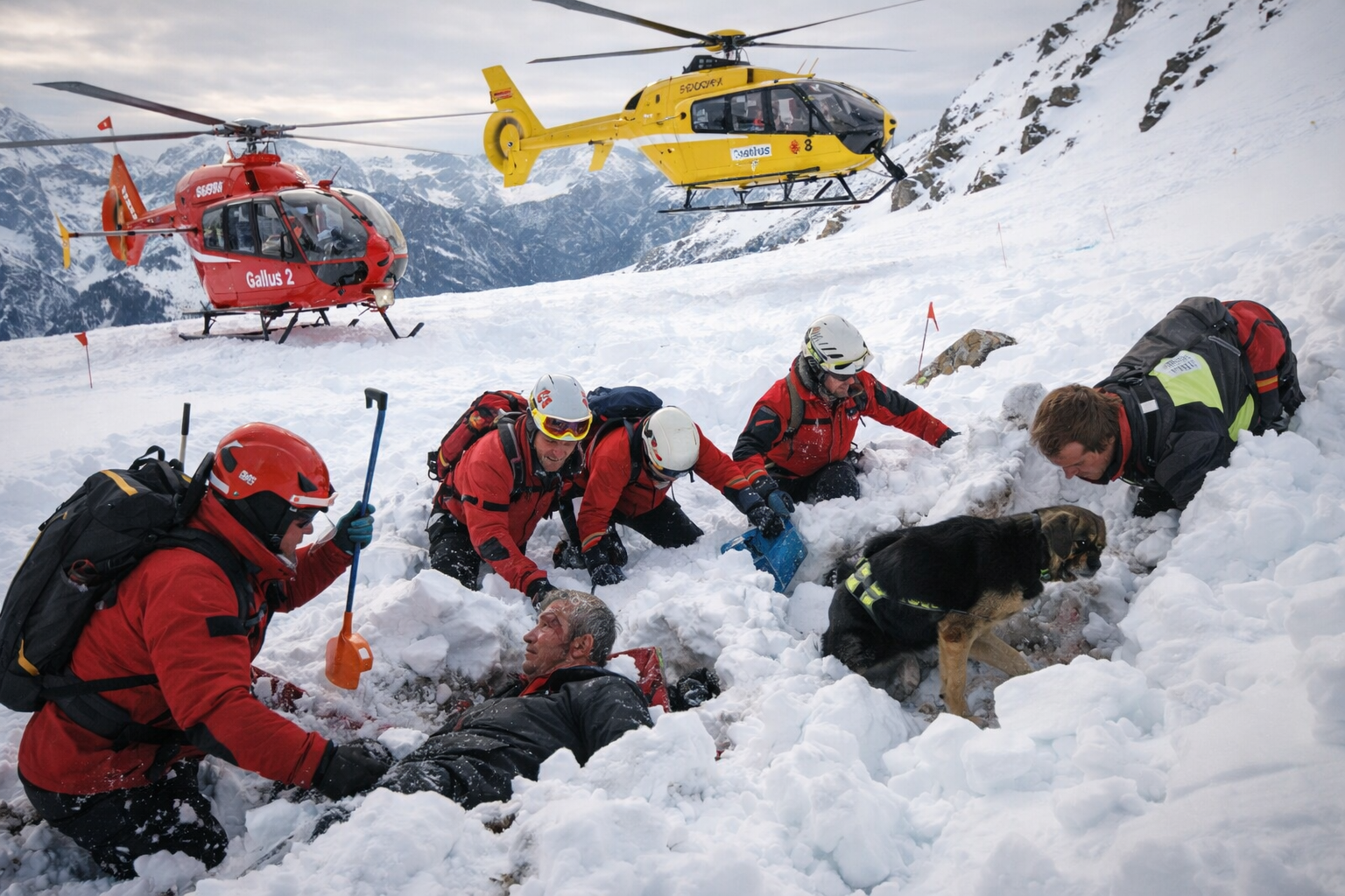 Klösterle’de çığ kazası: Üç kişi yaralandı