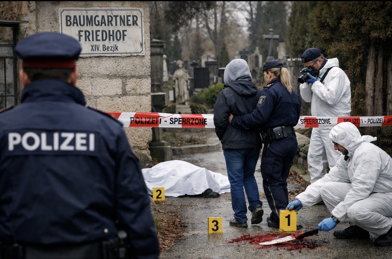 Viyana’da Mezarlıkta Cinayet: 14 Yaşındaki Kız 64 Yaşındaki Kadını Öldürdü