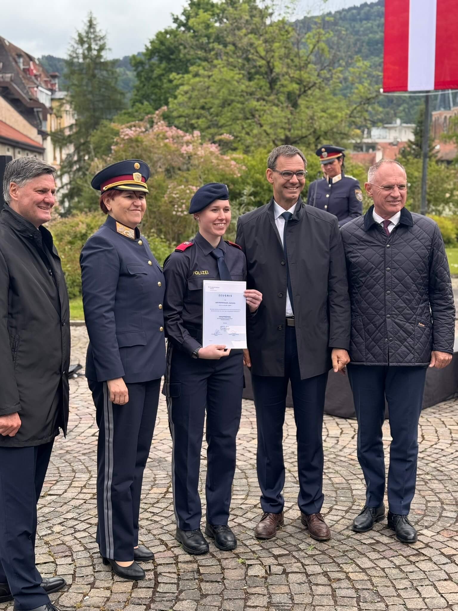 Vorarlberg’de Yeni Polisler Yemin Ederek Göreve Başladı
