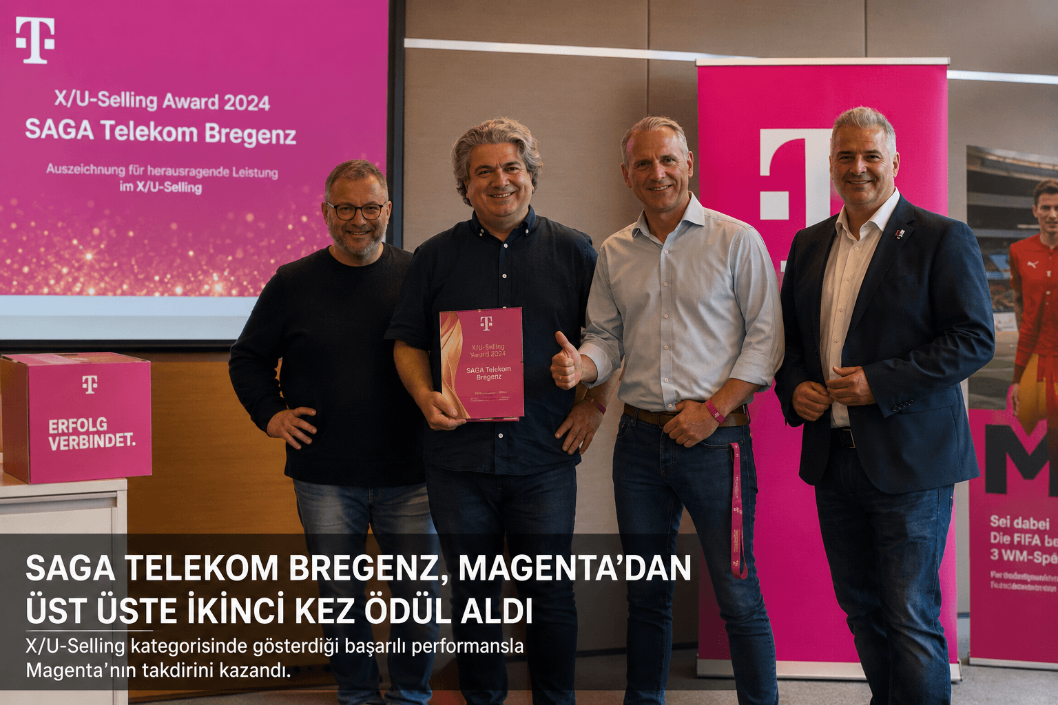 SAGA Telekom Bregenz, Magenta’dan Üst Üste İkinci Kez Ödül Aldı