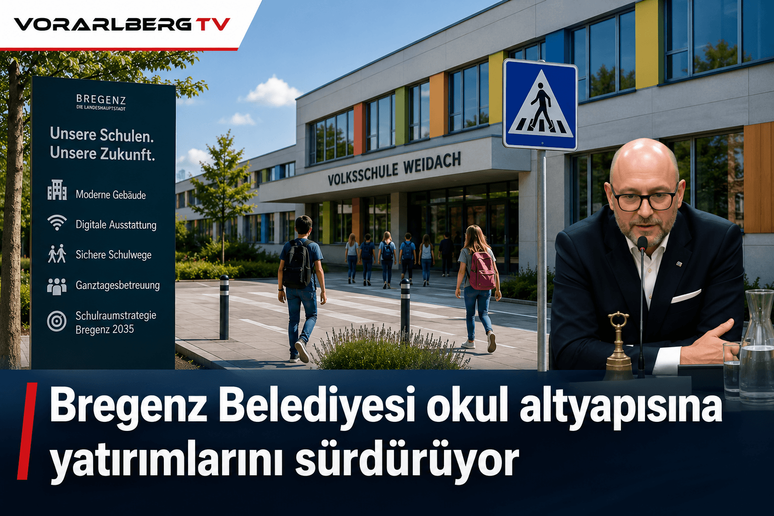 Bregenz Belediyesi okul altyapısına yatırımlarını sürdürüyor