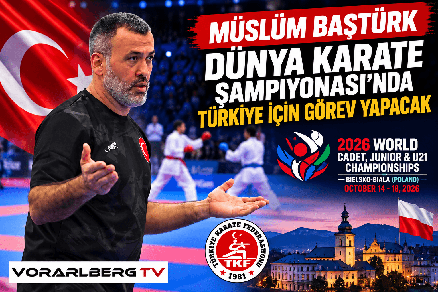 Müslüm Baştürk Dünya Şampiyonası’nda Türkiye Millî Takımı İçin Görev Yapacak Müslüm Baştürk Dünya Şampiyonası’nda Türkiye Millî Takımı İçin Görev Yapacak