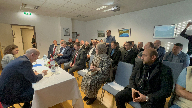 İstanbul Milletvekili Oğuz Üçüncü Bregenz’de STK Temsilcileri ile Bir Araya Geldİ